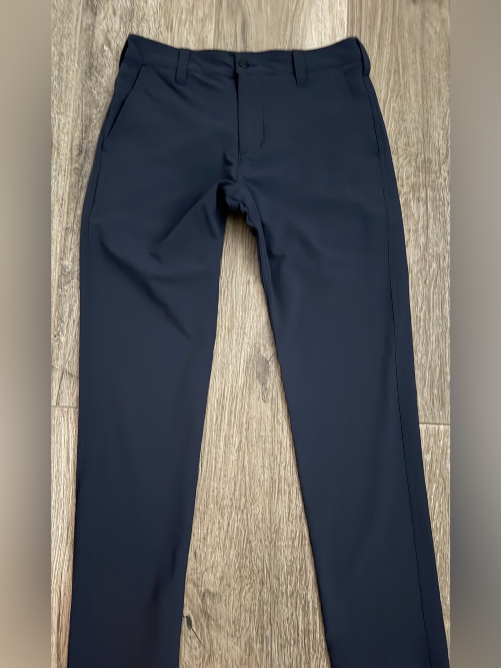 American Giant Navy Casual Pants with Branded Waist Label Nylon 32X32 excellent